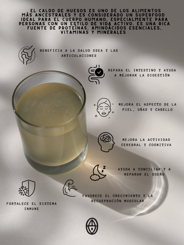 26 Caldo de Huesos Instantáneo Liofilizado <br> Rinde hasta 30 porciones