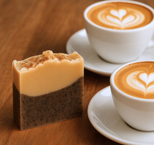 capuchino Jabón Cappuccino: café + leche de cabra + canela | EXFOLIA | ESTIMULA | NUTRE | HUMECTA