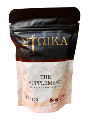 Suplemento Stoika The Supplement con órganos naturales y nutrientes biodisponibles, 120 cápsulas.