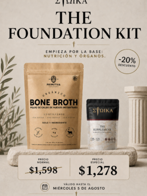 Foundation Kit Stoika - Caldo Liofilizado y The Supplement